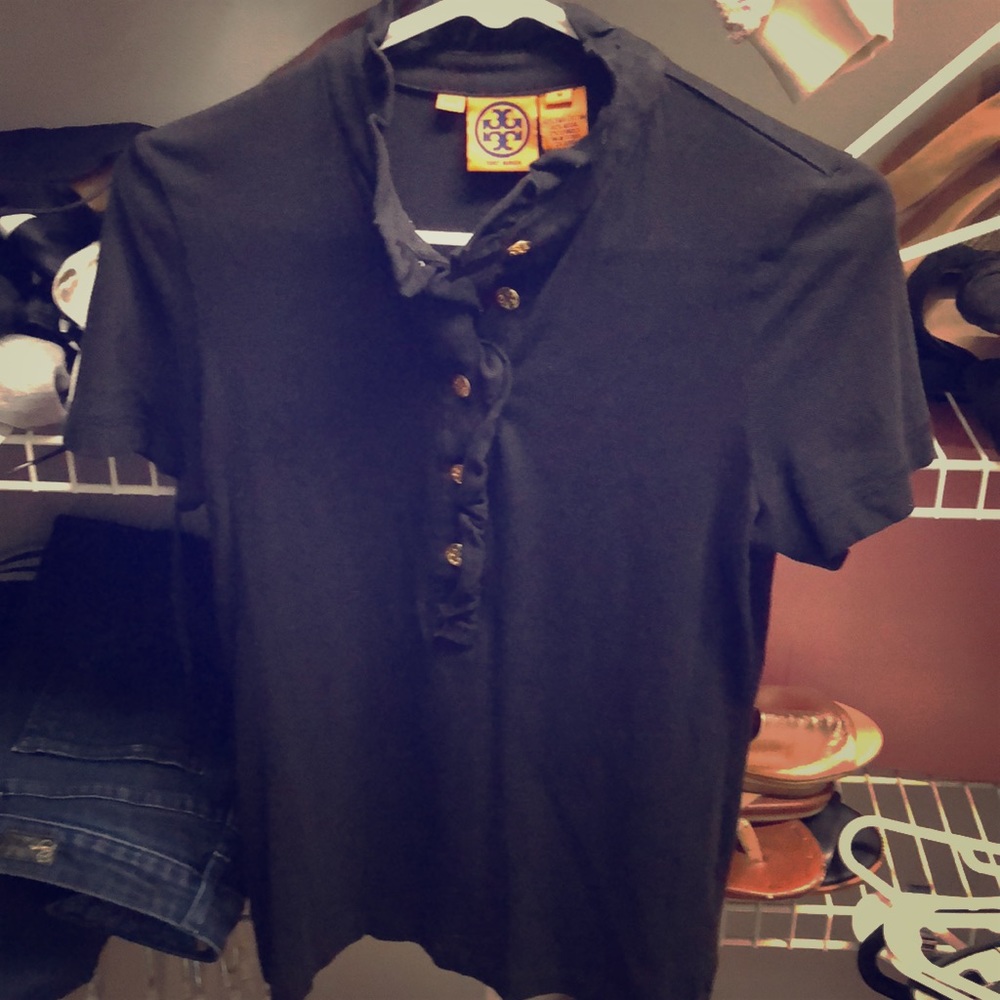 Tory Burch polo black- like new!!